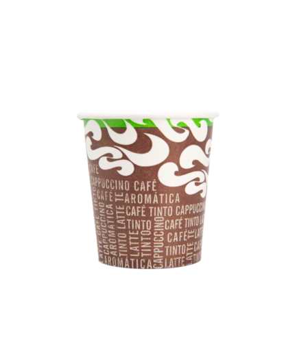 Vasos desechables cartón